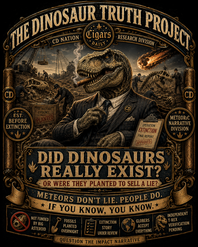 Dinosaur Truth Project T-shirt (Black)